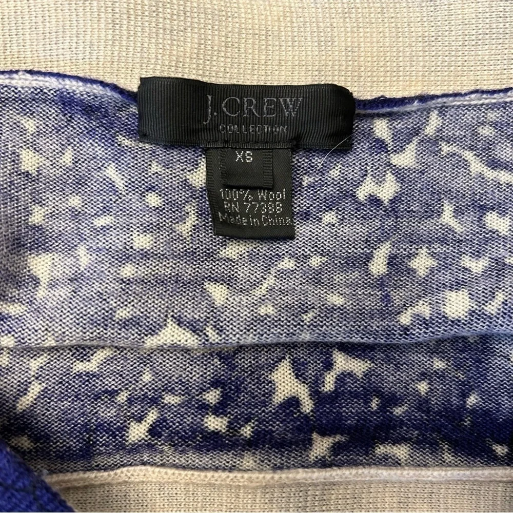 J. CREW Wool Floral Print Dress
